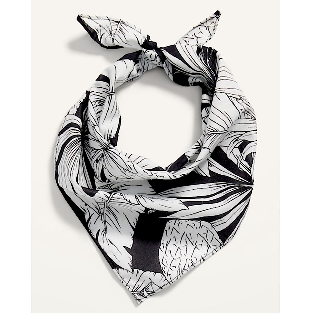 3/$15 🌸 Old Navy Dog Bandana Tropical Palm Leaf Pineapple Print